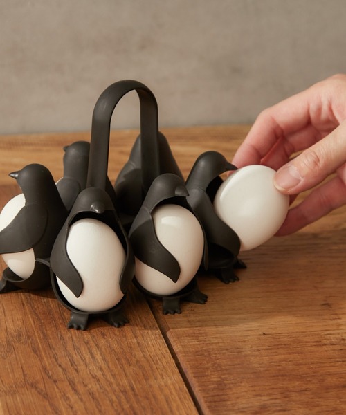 BIRTHDAY BAR（バースデイバー）の「【Peleg Design ペレグデザイン】エッグインズエッグホルダー（キッチンツール・レディース・ブラック・フリー）」の6枚目の写真