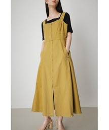 AZUL by moussy（アズールバイマウジー）の「ZIP UP JUMPER DRESS/ジップアップジャンパードレス（ワンピース）」