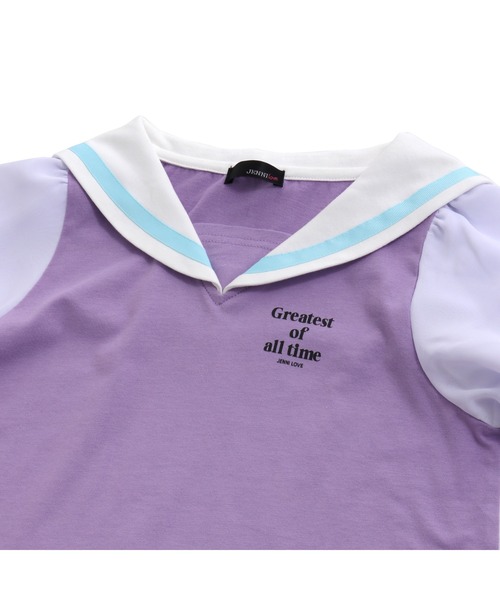 JENNI love ベロアリボンセーラーコート オフホワイト 160 【新品】 JENNI Online Shop｜【コットン100%】ハーフZIPセーラーワンピ