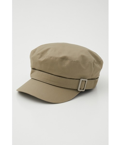 AZUL by moussy（アズールバイマウジー）の「BUCKLE TWILL CASQUETTE/バックルツイルキャスケット（キャップ・レディース・ブラック/ベージュ・FREE）」の13枚目の写真