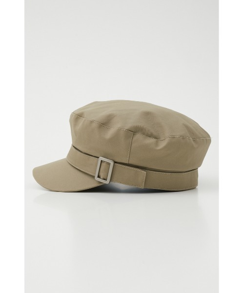 AZUL by moussy（アズールバイマウジー）の「BUCKLE TWILL CASQUETTE/バックルツイルキャスケット（キャップ・レディース・ブラック/ベージュ・FREE）」の15枚目の写真
