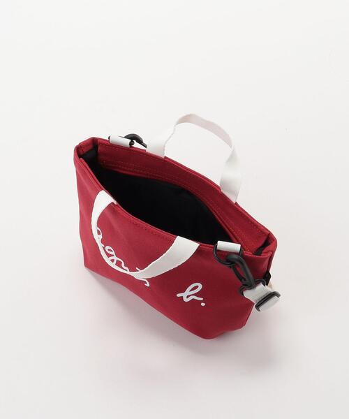 agnes b.（アニエスベー）の「S137 E SAC ロゴハンドバッグ（ハンドバッグ・キッズ・レッド系その他・FREE）」の3枚目の写真