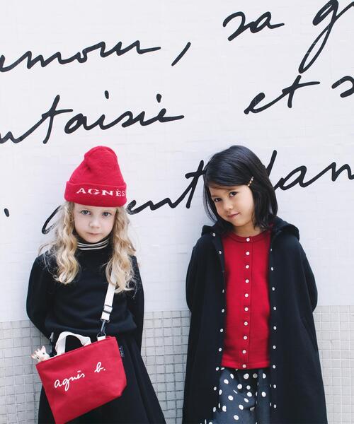 agnes b.（アニエスベー）の「S137 E SAC ロゴハンドバッグ（ハンドバッグ・キッズ・レッド系その他・FREE）」の7枚目の写真
