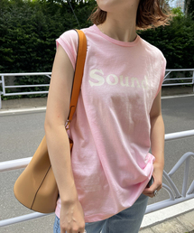 Spick & Span | ≪予約≫【FLAVOR TEE /フレーバーティ】フロントロゴノースリーブTシャツ(Tシャツ/カットソー)