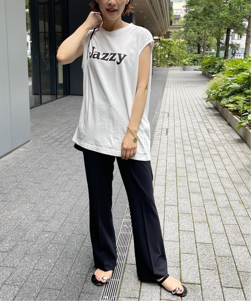Spick & Span(スピックアンドスパン)の「≪予約≫【FLAVOR TEE /フレーバーティ】フロントロゴノースリーブTシャツ(Tシャツ/カットソー・レディース・ホワイト/ブラック/ピンク・FREE)」の15枚目の写真