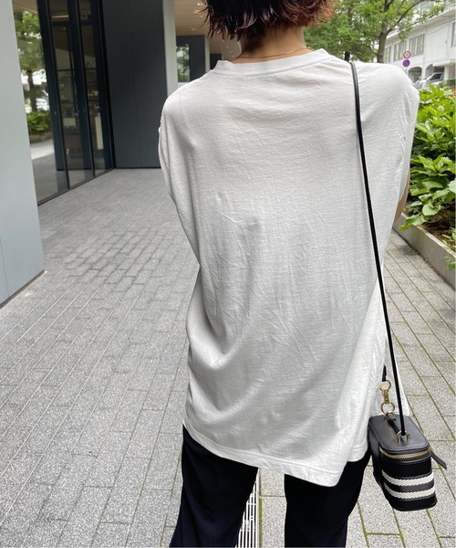 Spick & Span(スピックアンドスパン)の「≪予約≫【FLAVOR TEE /フレーバーティ】フロントロゴノースリーブTシャツ(Tシャツ/カットソー・レディース・ホワイト/ブラック/ピンク・FREE)」の20枚目の写真