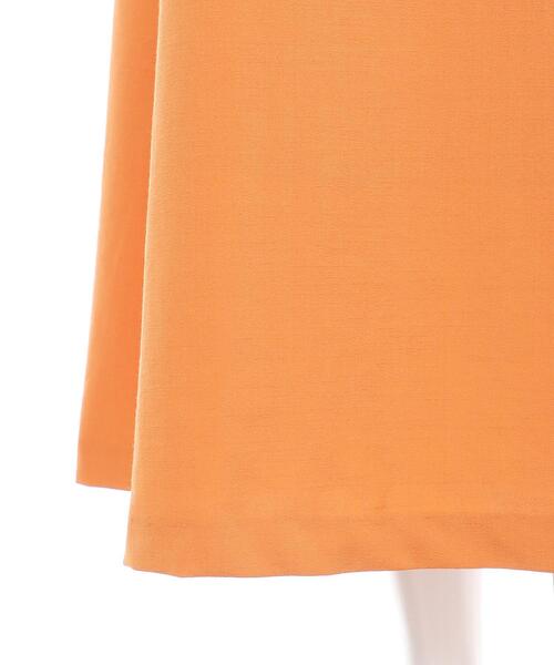 INGNI（イング）の「リネンライクBACKオープンノースリ／ワンピース（ワンピース・レディース・ブラック/オレンジ/ライトベージュ・M）」の8枚目の写真