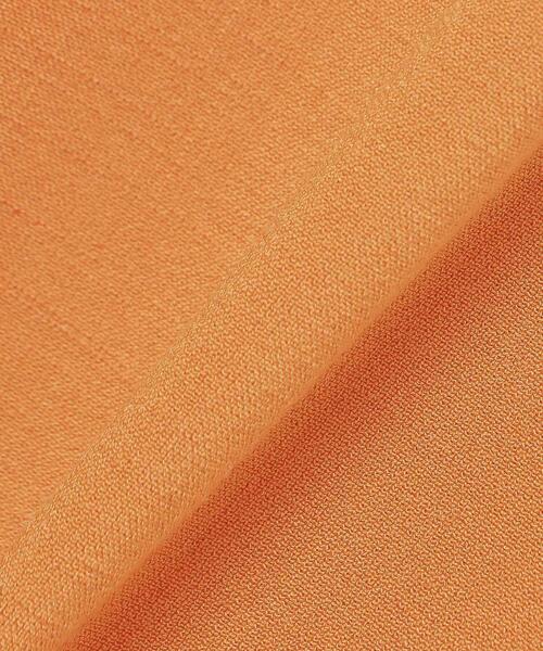 INGNI（イング）の「リネンライクBACKオープンノースリ／ワンピース（ワンピース・レディース・ブラック/オレンジ/ライトベージュ・M）」の7枚目の写真