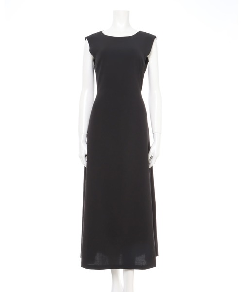 INGNI（イング）の「リネンライクBACKオープンノースリ／ワンピース（ワンピース・レディース・ブラック/オレンジ/ライトベージュ・M）」の16枚目の写真