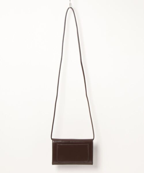 KOBE LETTUCE（コウベレタス）の「ショルダー調節OKミニレターバッグ（ショルダーバッグ・レディース・ブラック/ダークブラウン/オフホワイト・FREE）」の10枚目の写真