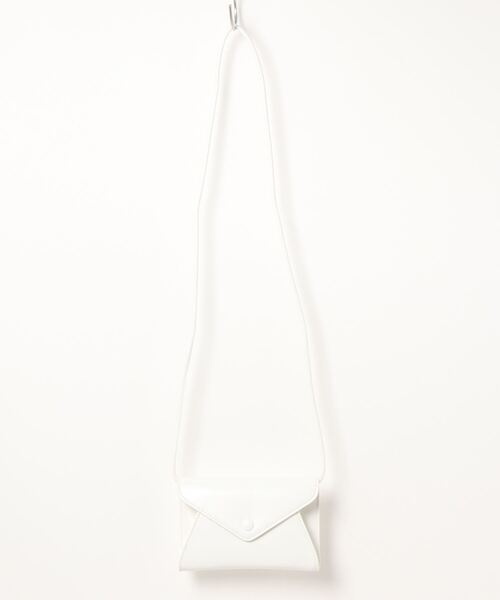 KOBE LETTUCE（コウベレタス）の「ショルダー調節OKミニレターバッグ（ショルダーバッグ・レディース・ブラック/ダークブラウン/オフホワイト・FREE）」の13枚目の写真