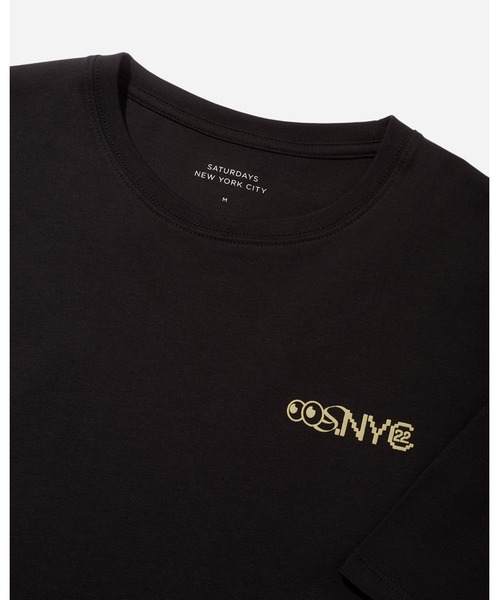 Saturdays NYC（サタデーズ ニューヨークシティ ）の「Acid Spring Standard SS Tee（Tシャツ/カットソー・メンズ・ブラック/ホワイト/ベージュ/ミント/ブルー・L/M/S/XL/X-SMALL）」の9枚目の写真