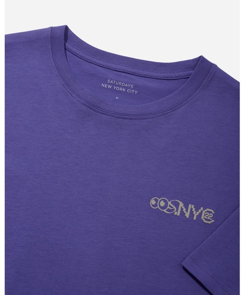 Saturdays NYC（サタデーズ ニューヨークシティ ）の「Acid Spring Standard SS Tee（Tシャツ/カットソー・メンズ・ブラック/ホワイト/ベージュ/ミント/ブルー・L/M/S/XL/X-SMALL）」の6枚目の写真