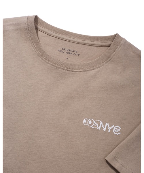 Saturdays NYC（サタデーズ ニューヨークシティ ）の「Acid Spring Standard SS Tee（Tシャツ/カットソー・メンズ・ブラック/ホワイト/ベージュ/ミント/ブルー・L/M/S/XL/X-SMALL）」の8枚目の写真