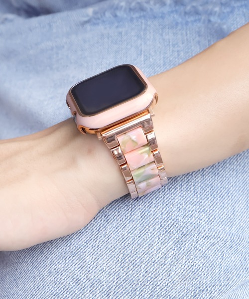 Urban Coral(アーバンコーラル)の「Apple Watch Band / アップルウォッチ バンド ステンレス×マーブルキャンディー / Urban Coral(デジタル腕時計・レディース・ホワイト系その他/ピンク系その他/ピンク系その他2/ネイビー系/ネイビー系1/ブラウン系その他/ブラック系その他/ホワイト系その他2/ホワイト系その他3・40mm/44mm)」の9枚目の写真
