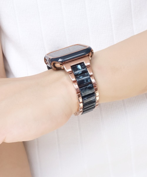 Urban Coral(アーバンコーラル)の「Apple Watch Band / アップルウォッチ バンド ステンレス×マーブルキャンディー / Urban Coral(デジタル腕時計・レディース・ホワイト系その他/ピンク系その他/ピンク系その他2/ネイビー系/ネイビー系1/ブラウン系その他/ブラック系その他/ホワイト系その他2/ホワイト系その他3・40mm/44mm)」の18枚目の写真