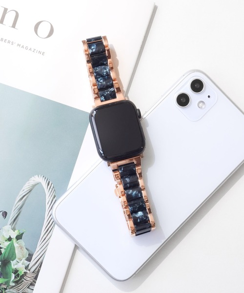 Urban Coral(アーバンコーラル)の「Apple Watch Band / アップルウォッチ バンド ステンレス×マーブルキャンディー / Urban Coral(デジタル腕時計・レディース・ホワイト系その他/ピンク系その他/ピンク系その他2/ネイビー系/ネイビー系1/ブラウン系その他/ブラック系その他/ホワイト系その他2/ホワイト系その他3・40mm/44mm)」の20枚目の写真