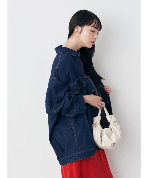 earth music&ecology（アースミュージックアンドエコロジー）の「Gジャン（デニムジャケット・レディース・インディゴブルー・FREE）」の15枚目の写真