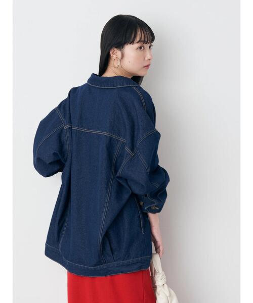 earth music&ecology（アースミュージックアンドエコロジー）の「Gジャン（デニムジャケット・レディース・インディゴブルー・FREE）」の20枚目の写真