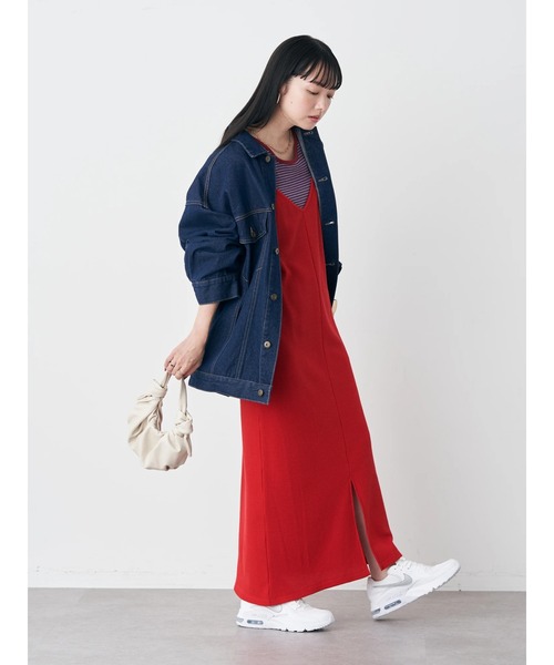 earth music&ecology（アースミュージックアンドエコロジー）の「Gジャン（デニムジャケット・レディース・インディゴブルー・FREE）」の6枚目の写真