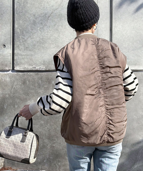 JOSEPH フード付きダウンベスト グレー　秋冬 美品 ダウン ベスト アウター[品番：JCSW0001848]｜JOCOSA（ジョコサ）の