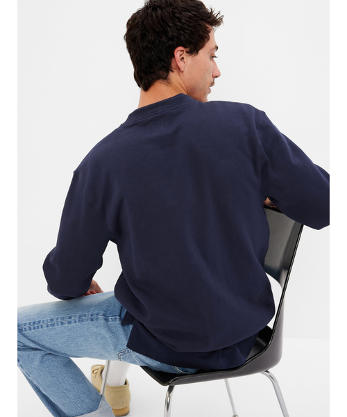 GAP（ギャップ）の「ヴィンテージ ソフトGAPロゴ アスレチックグラフィック スウェット（スウェット・メンズ・ネイビー/イエロー/ホワイト系その他/ブラウン系その他・S/M/L/XL/XS）」の12枚目の写真