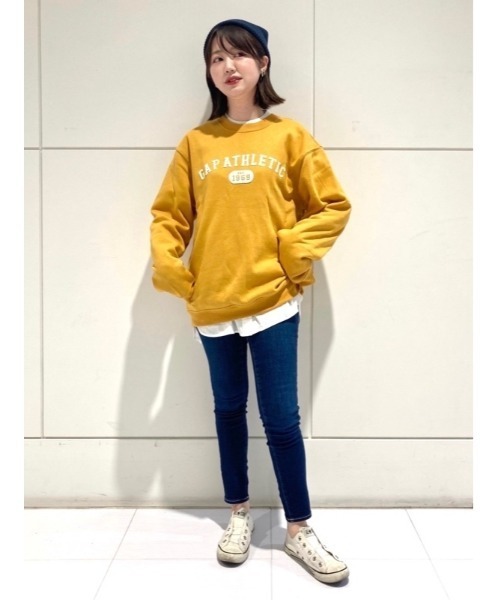 GAP（ギャップ）の「ヴィンテージ ソフトGAPロゴ アスレチックグラフィック スウェット（スウェット・メンズ・ネイビー/イエロー/ホワイト系その他/ブラウン系その他・S/M/L/XL/XS）」の14枚目の写真