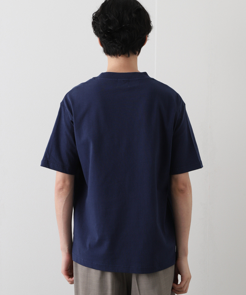 417 EDIFICE(フォーワンセブンエディフィス)の「【Labrador Retriever / ラブラドールリトリーバー】MINI LOGO EMBROIDERY Tシャツ(Tシャツ/カットソー・メンズ・ホワイト/ネイビー/グレー/グリーン・MEDIUM/LARGE)」の8枚目の写真