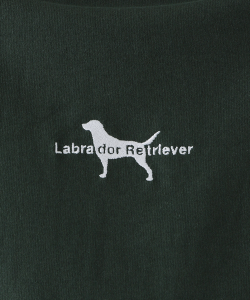 417 EDIFICE(フォーワンセブンエディフィス)の「【Labrador Retriever / ラブラドールリトリーバー】MINI LOGO EMBROIDERY Tシャツ(Tシャツ/カットソー・メンズ・ホワイト/ネイビー/グレー/グリーン・MEDIUM/LARGE)」の17枚目の写真