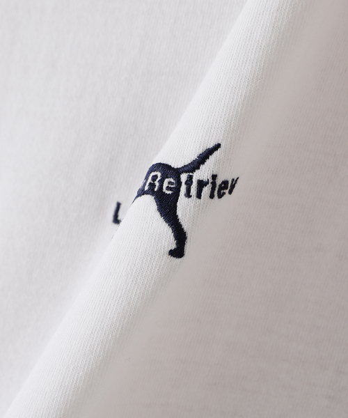 417 EDIFICE(フォーワンセブンエディフィス)の「【Labrador Retriever / ラブラドールリトリーバー】MINI LOGO EMBROIDERY Tシャツ(Tシャツ/カットソー・メンズ・ホワイト/ネイビー/グレー/グリーン・MEDIUM/LARGE)」の22枚目の写真