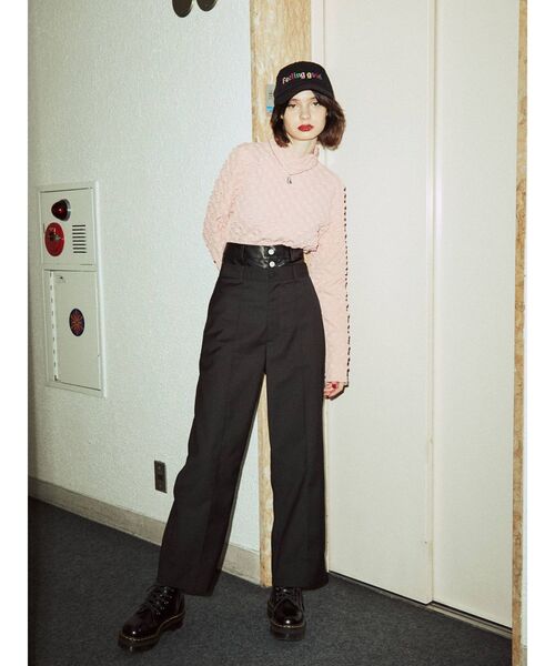 jouetie（ジュエティ）の「ダブルウエストドッキングパンツ（その他パンツ・レディース・ブラック/グレー/ブルー・MEDIUM）」の7枚目の写真