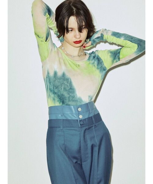 jouetie（ジュエティ）の「ダブルウエストドッキングパンツ（その他パンツ・レディース・ブラック/グレー/ブルー・MEDIUM）」の13枚目の写真