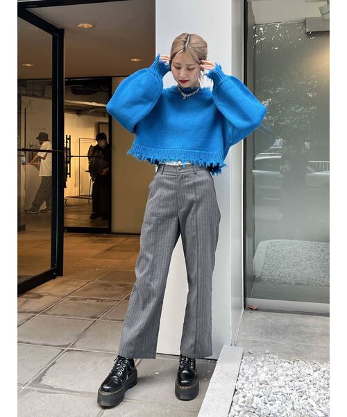 jouetie（ジュエティ）の「ダブルウエストドッキングパンツ（その他パンツ・レディース・ブラック/グレー/ブルー・MEDIUM）」の15枚目の写真