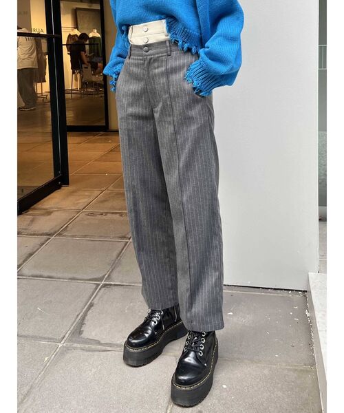 jouetie（ジュエティ）の「ダブルウエストドッキングパンツ（その他パンツ・レディース・ブラック/グレー/ブルー・MEDIUM）」の16枚目の写真