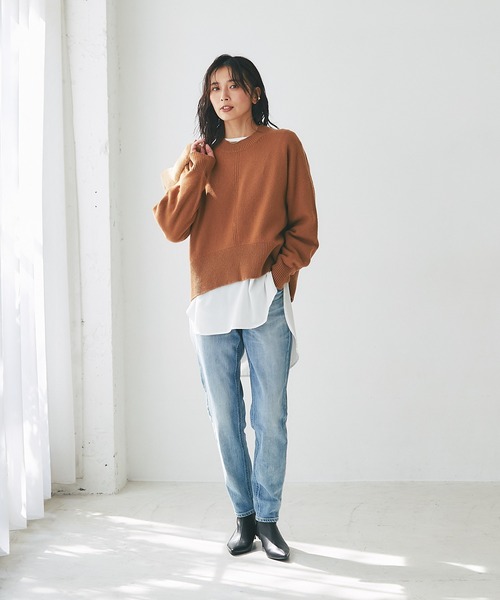 RIVE DROITE（リヴドロワ）の「レディライクな足元を演出する/ポインテッドショートブーツ（ブーツ・レディース・ブラック/グレー系その他・24.5/23.5）」の16枚目の写真