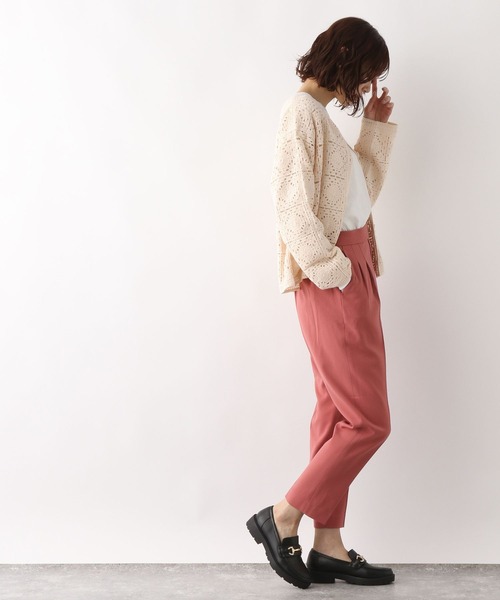 GLOBAL WORK（グローバルワーク）の「グラニーカーディガン/295793（カーディガン/ボレロ・レディース・ブラック/オフホワイト/ブルー系その他6・FREE）」の5枚目の写真