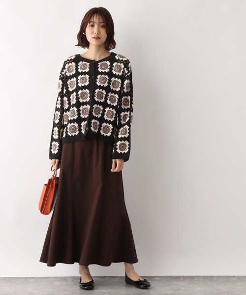 GLOBAL WORK（グローバルワーク）の「グラニーカーディガン/295793（カーディガン/ボレロ・レディース・ブラック/オフホワイト/ブルー系その他6・FREE）」の22枚目の写真