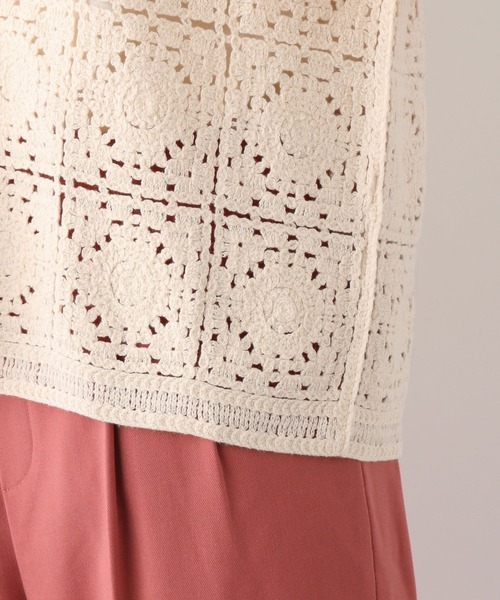 GLOBAL WORK（グローバルワーク）の「グラニーカーディガン/295793（カーディガン/ボレロ・レディース・ブラック/オフホワイト/ブルー系その他6・FREE）」の13枚目の写真