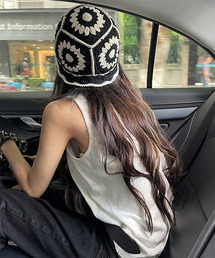 c.u.l | フラワーデザイン クロシェハット cula429(ハット)