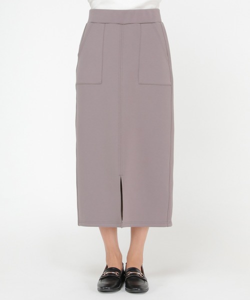 ikka(イッカ)の「ダンボールニットタイトスカート(スカート・レディース・モカ/ベージュ/ブラック・L/M)」の10枚目の写真