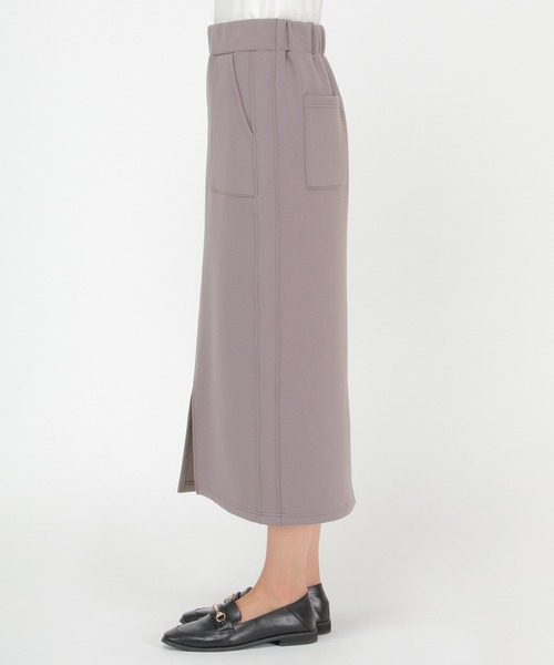 ikka(イッカ)の「ダンボールニットタイトスカート(スカート・レディース・モカ/ベージュ/ブラック・L/M)」の12枚目の写真