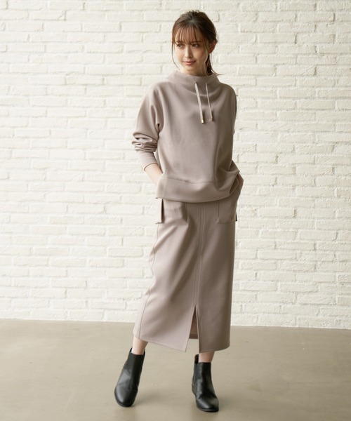 ikka(イッカ)の「ダンボールニットタイトスカート(スカート・レディース・モカ/ベージュ/ブラック・L/M)」の21枚目の写真