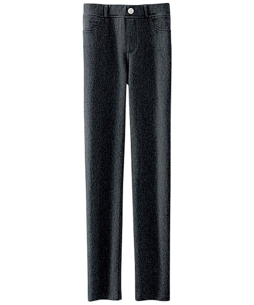 BELLUNA PLUS(ベルーナ)の「あったか裏フリースレギンスパンツ股下68cm(その他パンツ・レディース・ライトグリーン/キャメル/ライトベージュ/チャコール/ブラック/インディゴブルー・SMALL/X-LARGE/MEDIUM/LARGE)」の4枚目の写真