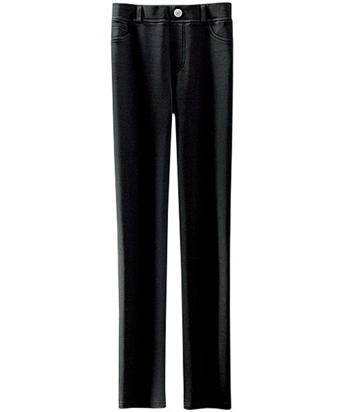 BELLUNA PLUS(ベルーナ)の「あったか裏フリースレギンスパンツ股下68cm(その他パンツ・レディース・ライトグリーン/キャメル/ライトベージュ/チャコール/ブラック/インディゴブルー・SMALL/X-LARGE/MEDIUM/LARGE)」の3枚目の写真