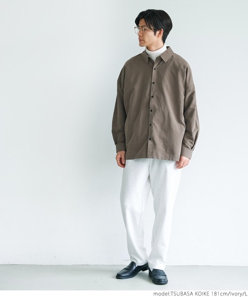 coca(coca)(コカ)の「【WEB限定セール】メンズスリムタートルネックニット(ニット/セーター・メンズ・アイボリー/ブラック・M/L/XL)」の5枚目の写真