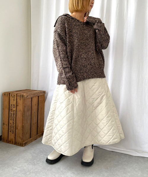 ＪＵＧＬＡＮＳ（ユグランス）の「☆ シーズンムード満喫。スクエアキルティングフレアスカート　30765A334（スカート・レディース・ピンク/アイボリー/ブラック・FREE）」の16枚目の写真