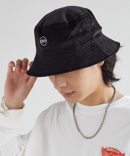 PBLIM（ページボーイリム）の「PAGEBOYLIM/コーデュロイバケハ（ハット・レディース・ブラック/ブラウン/ベージュ・FREE）」の2枚目の写真