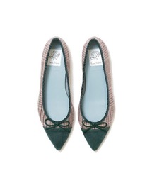 BEAMS チェック柄 フラットシューズ BEAMS チェック柄 フラットシューズ