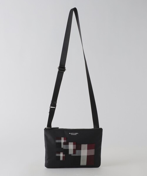BLACK LABEL CRESTBRIDGE(ブラックレーベル・クレストブリッジ)の「【WEB限定】パッチワーククレストブリッジチェックサコッシュ(ショルダーバッグ・メンズ・ベージュ系その他/レッド系その他3・FREE)」の4枚目の写真