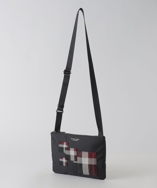 BLACK LABEL CRESTBRIDGE(ブラックレーベル・クレストブリッジ)の「【WEB限定】パッチワーククレストブリッジチェックサコッシュ(ショルダーバッグ・メンズ・ベージュ系その他/レッド系その他3・FREE)」の6枚目の写真